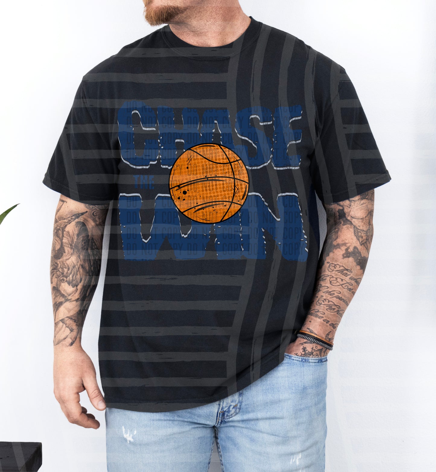 Chase the Win BASKETBALL - Color Dropdown Digital Download 300DPI PNG FILE
