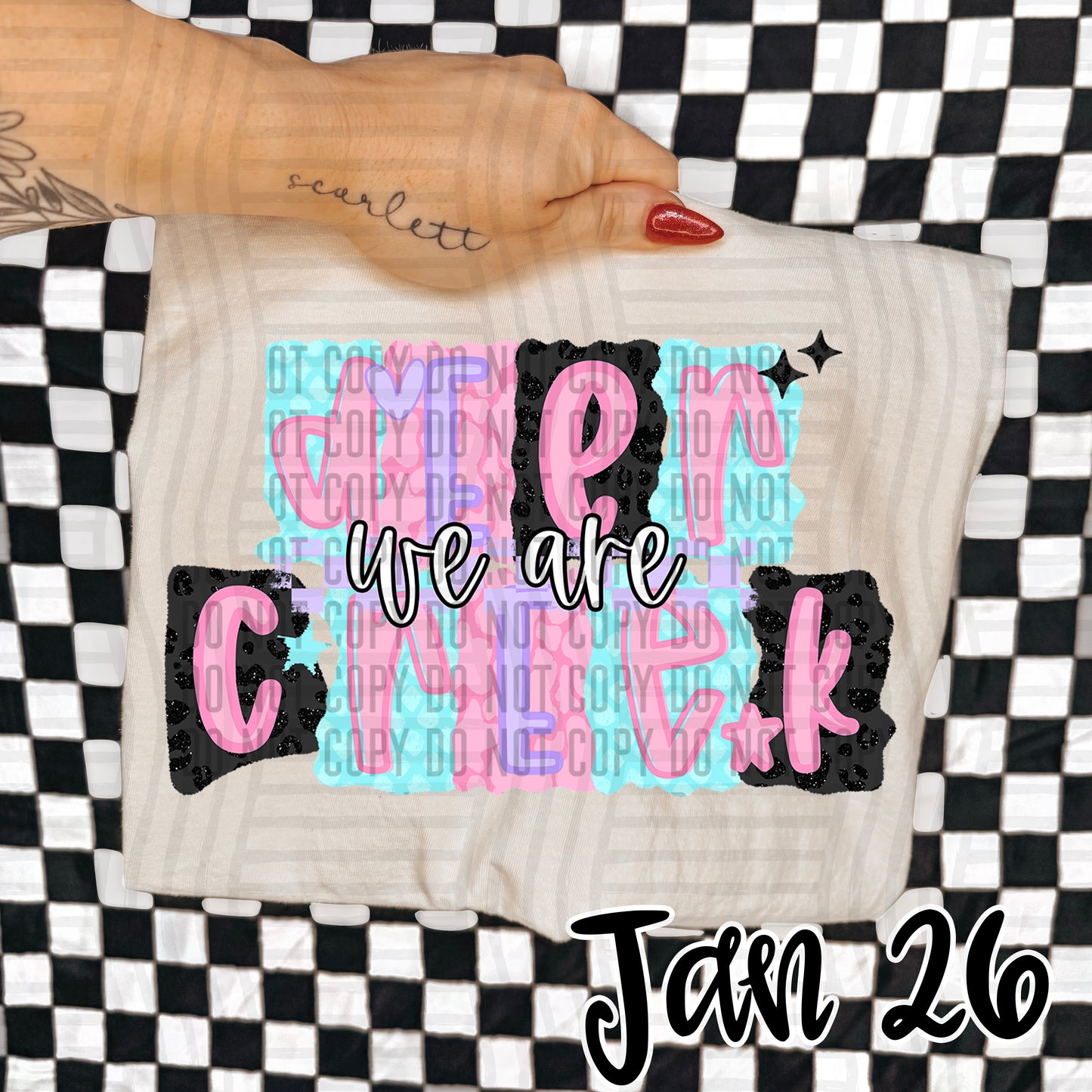 Pink Chaos - Custom + DROPDOWN - 300 DPI digital download
