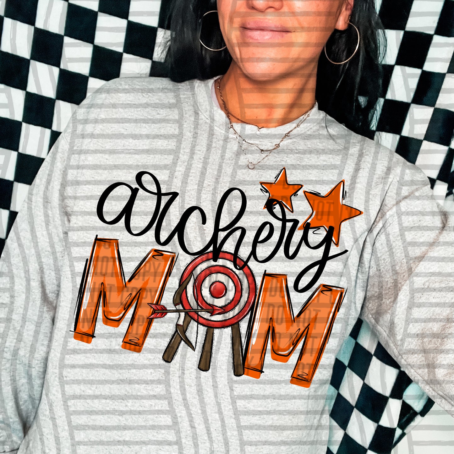 Archery Mom - Color Dropdown Digital Download 300DPI PNG FILE