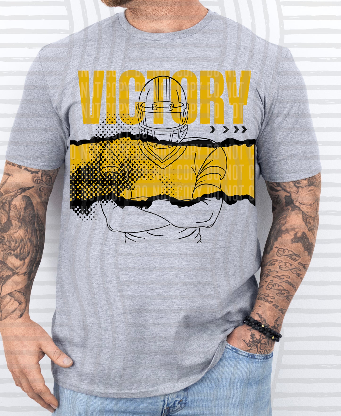 VICTORY Football - Color Dropdown Digital Download 300DPI PNG FILE