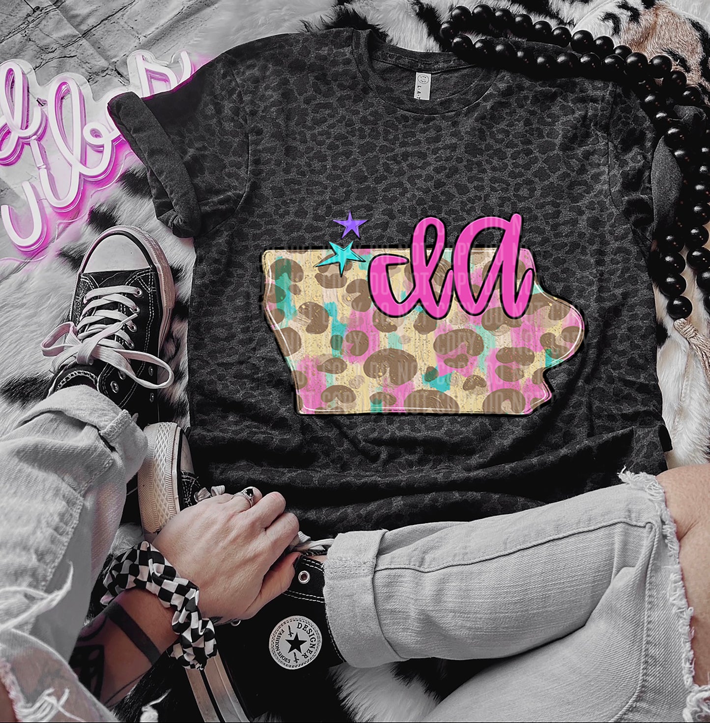 PICK A STATE - PREPPY BRIGHT STATES - Digital download 300DPI PNG FILE