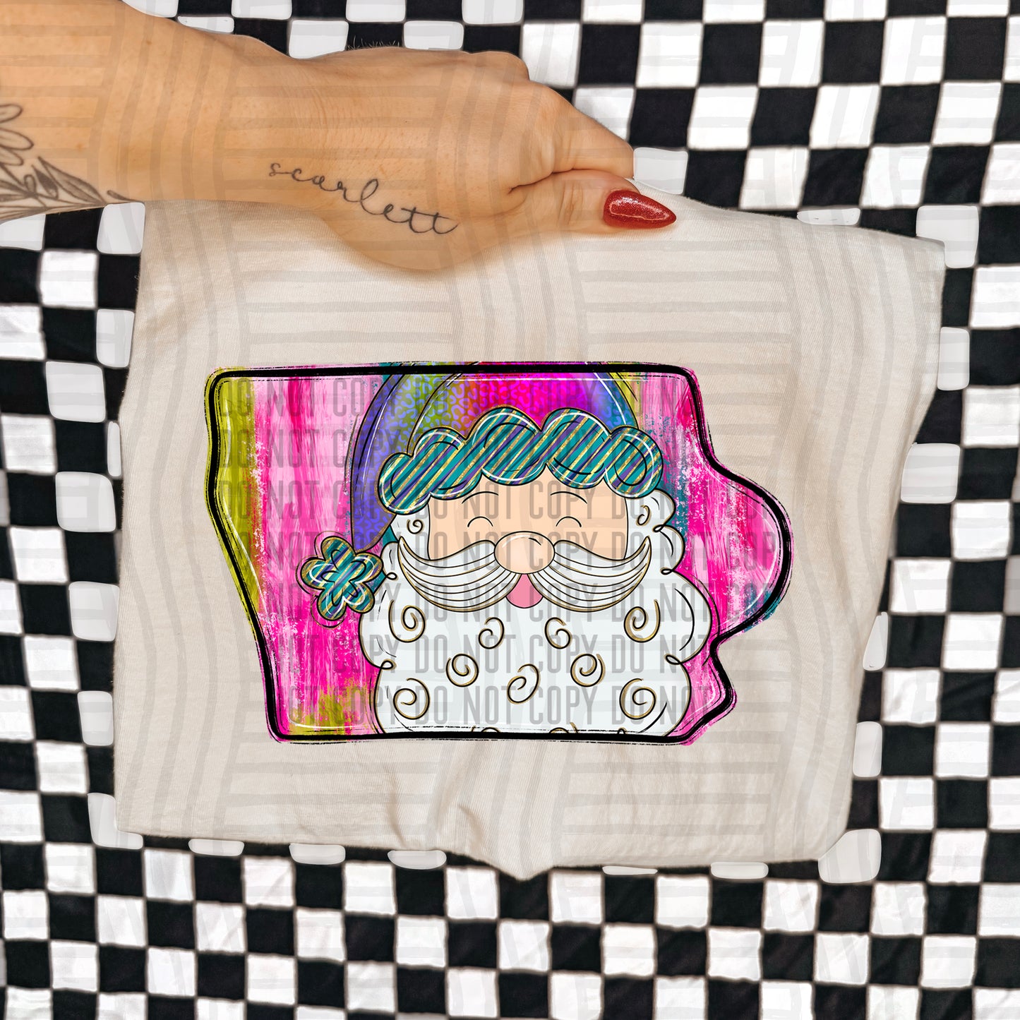 PICK A STATE - SANTA STATES - Digital download 300DPI PNG FILE