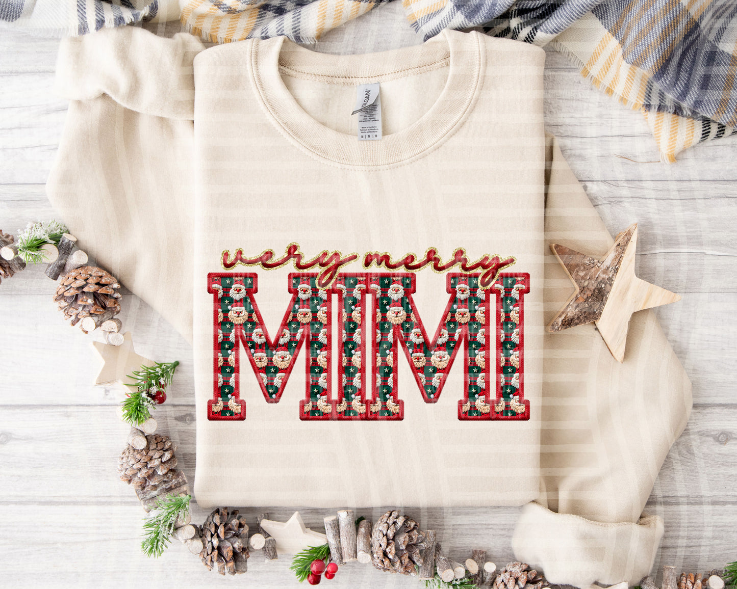 Very Merry (Santa) NAMES - Custom + Dropdown 300 DPI digital download