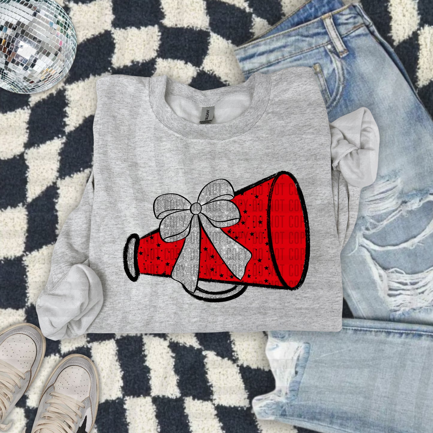Megaphone w/silver accents - Choose your color - Digital Download 300DPI PNG FILE