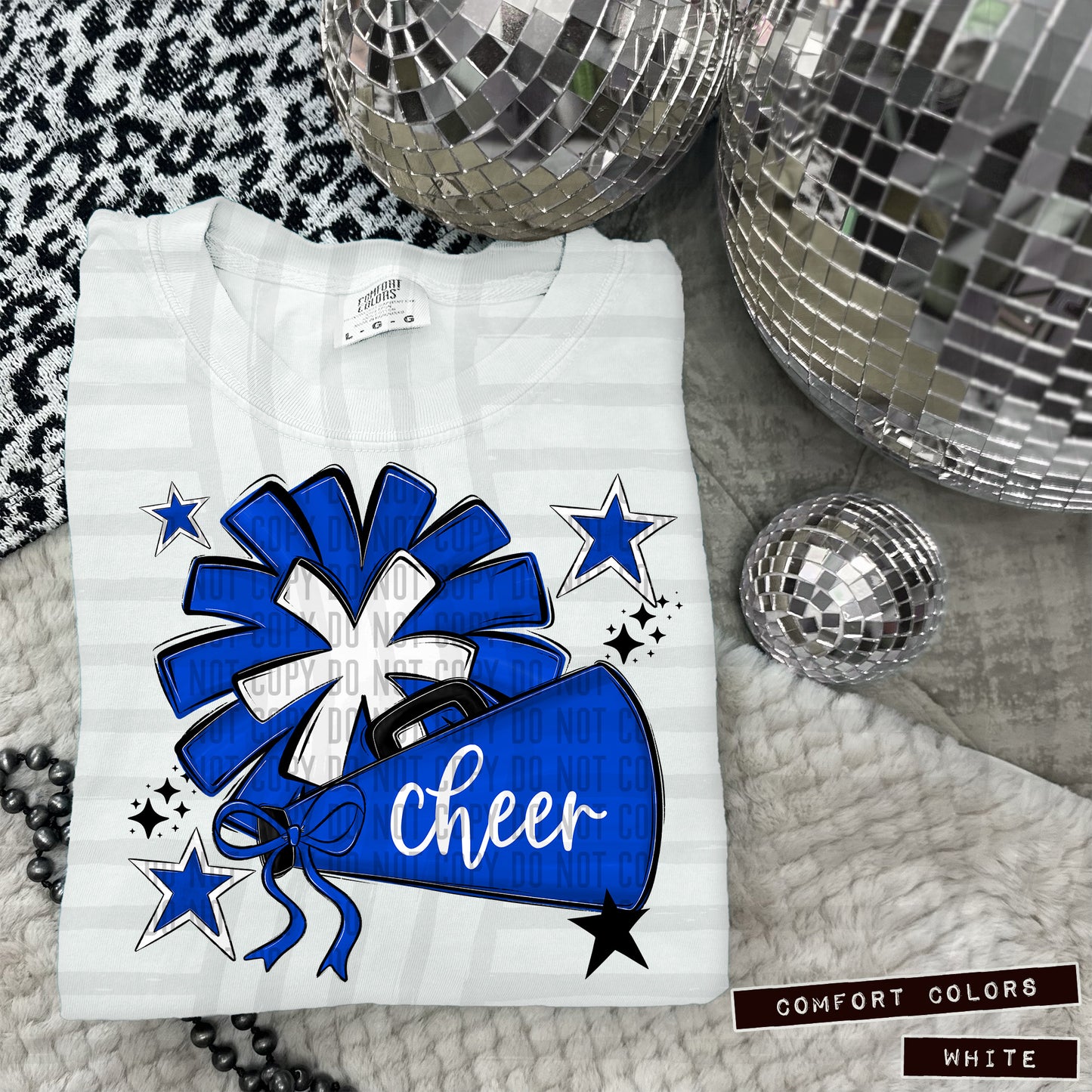 BLANK CHEER MEGAPHONE POM {NOT ELIGIBLE FOR DIGITAL RESALE} - Digital Download 300DPI PNG FILE