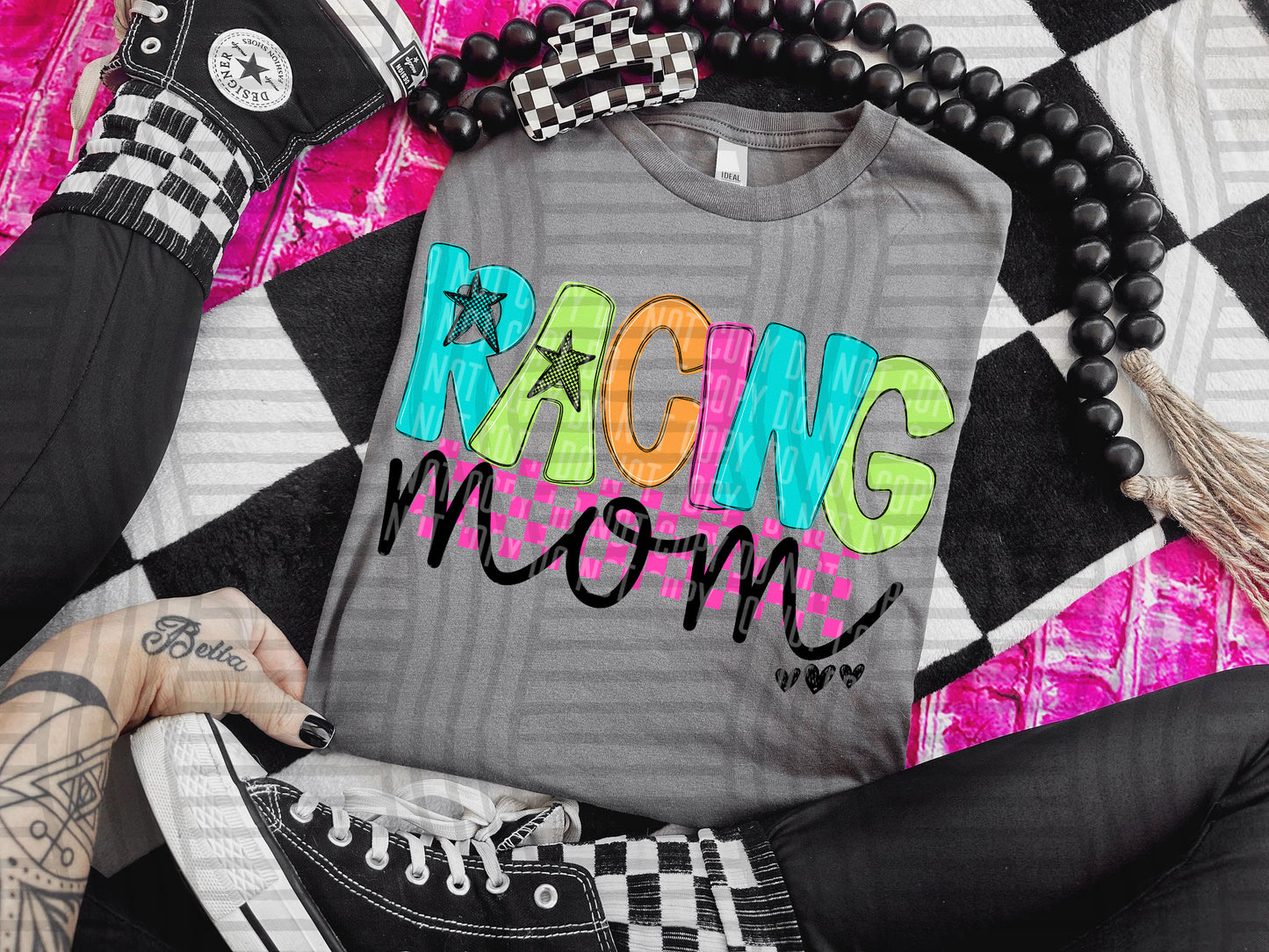 Checkmate Starburst Sports mom - DROPDOWN - 300 DPI digital download