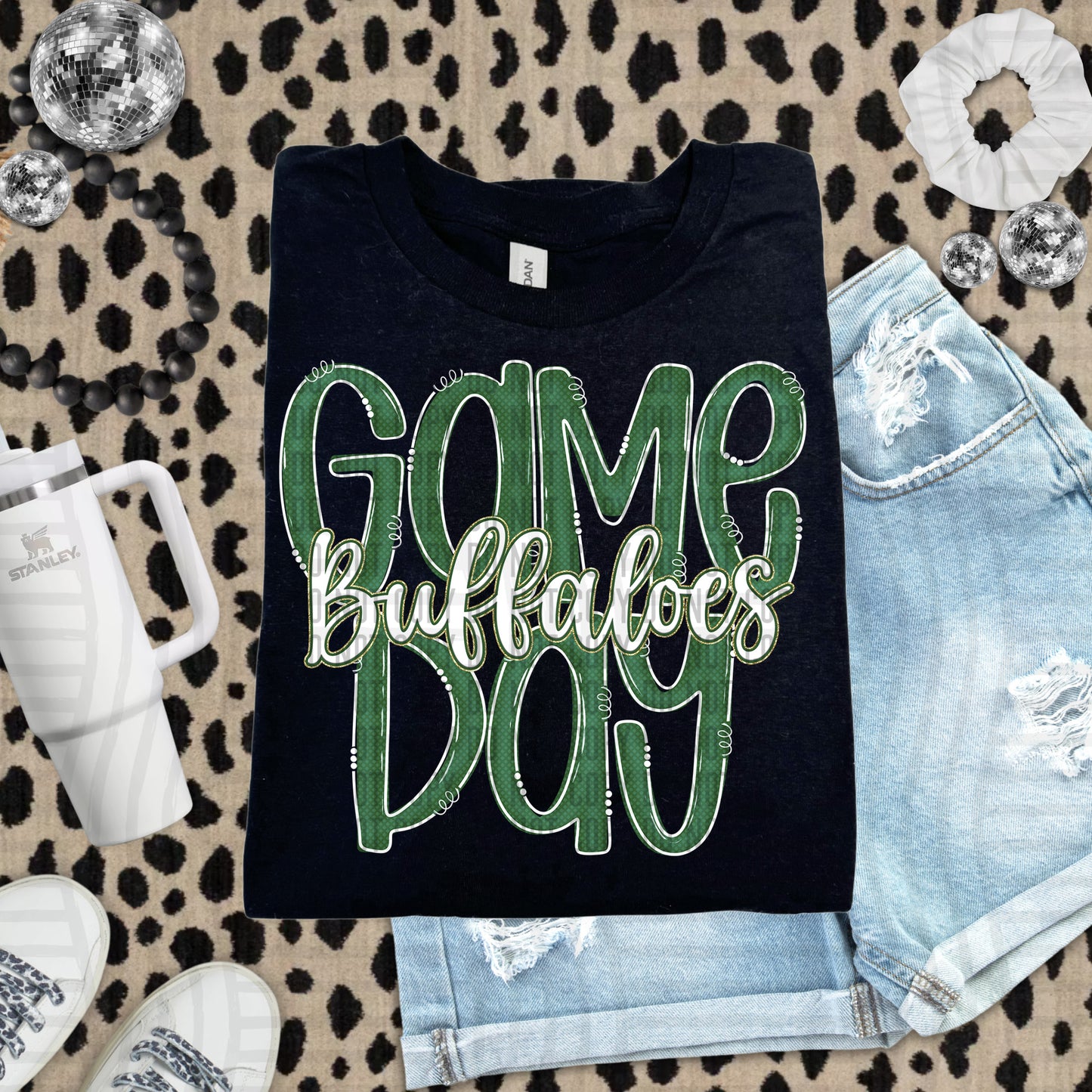 Dk Green - GAME DAY Doodles - 300 dpi Digital Download