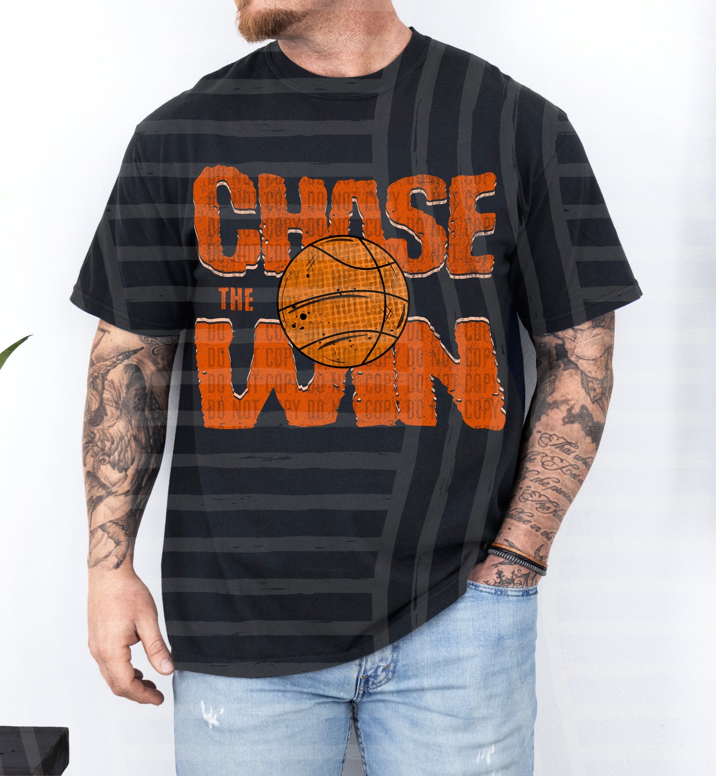 Chase the Win BASKETBALL - Color Dropdown Digital Download 300DPI PNG FILE