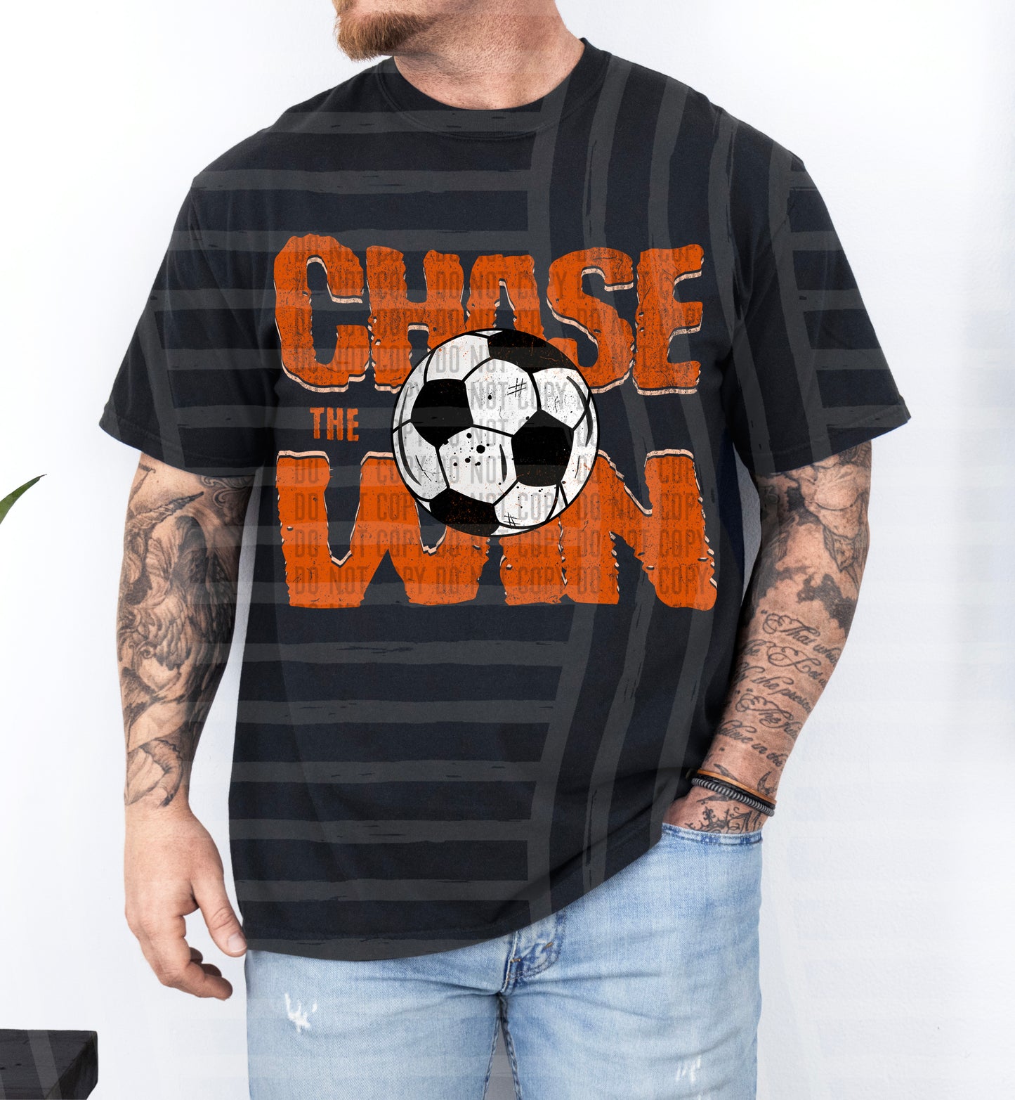 Chase the Win SOCCER - Color Dropdown Digital Download 300DPI PNG FILE