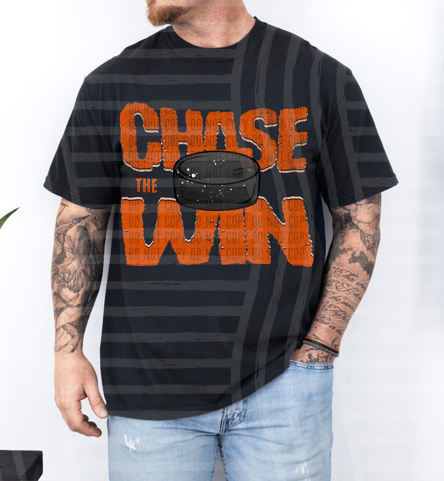 Chase the Win HOCKEY - Color Dropdown Digital Download 300DPI PNG FILE