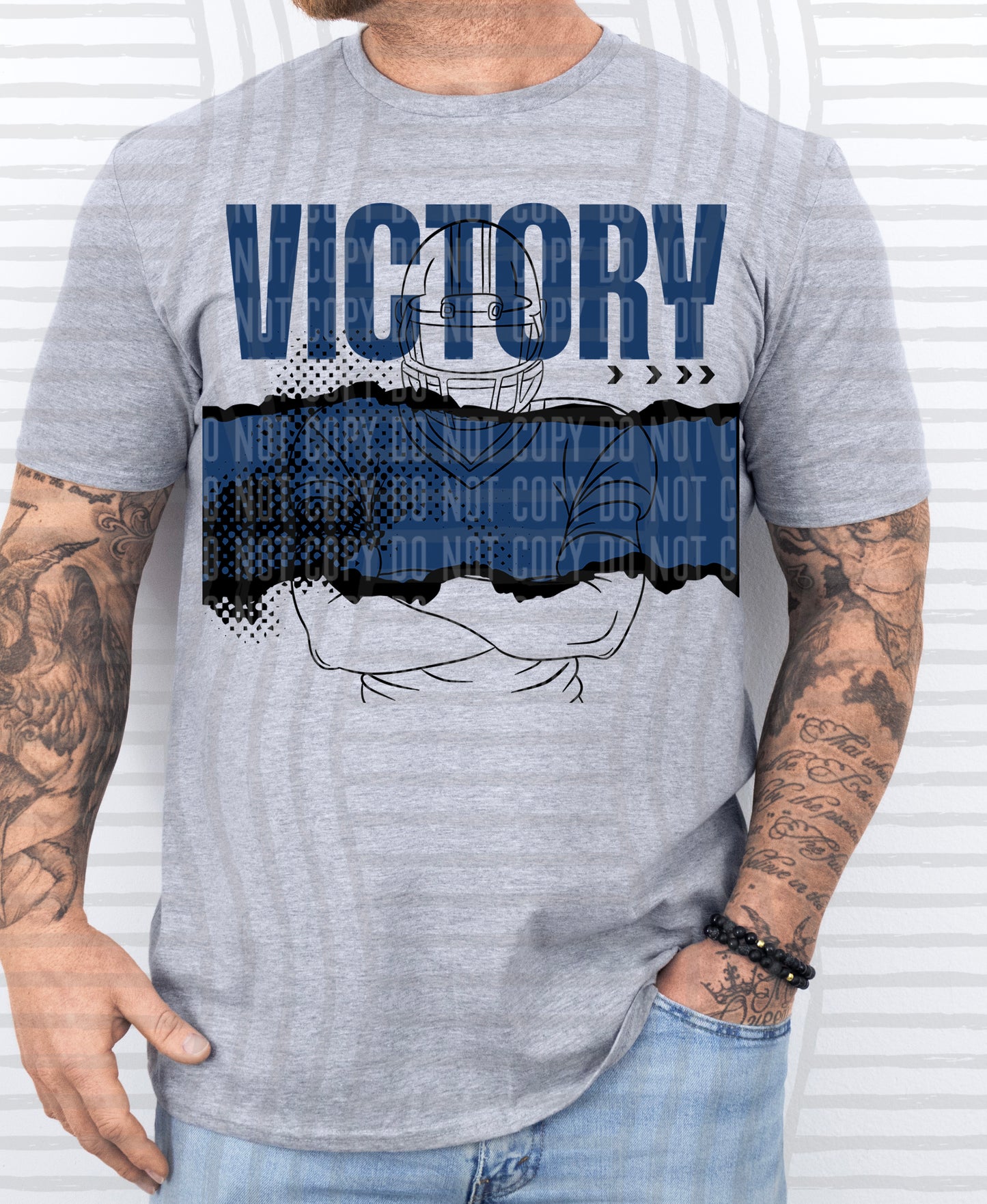 VICTORY Football - Color Dropdown Digital Download 300DPI PNG FILE