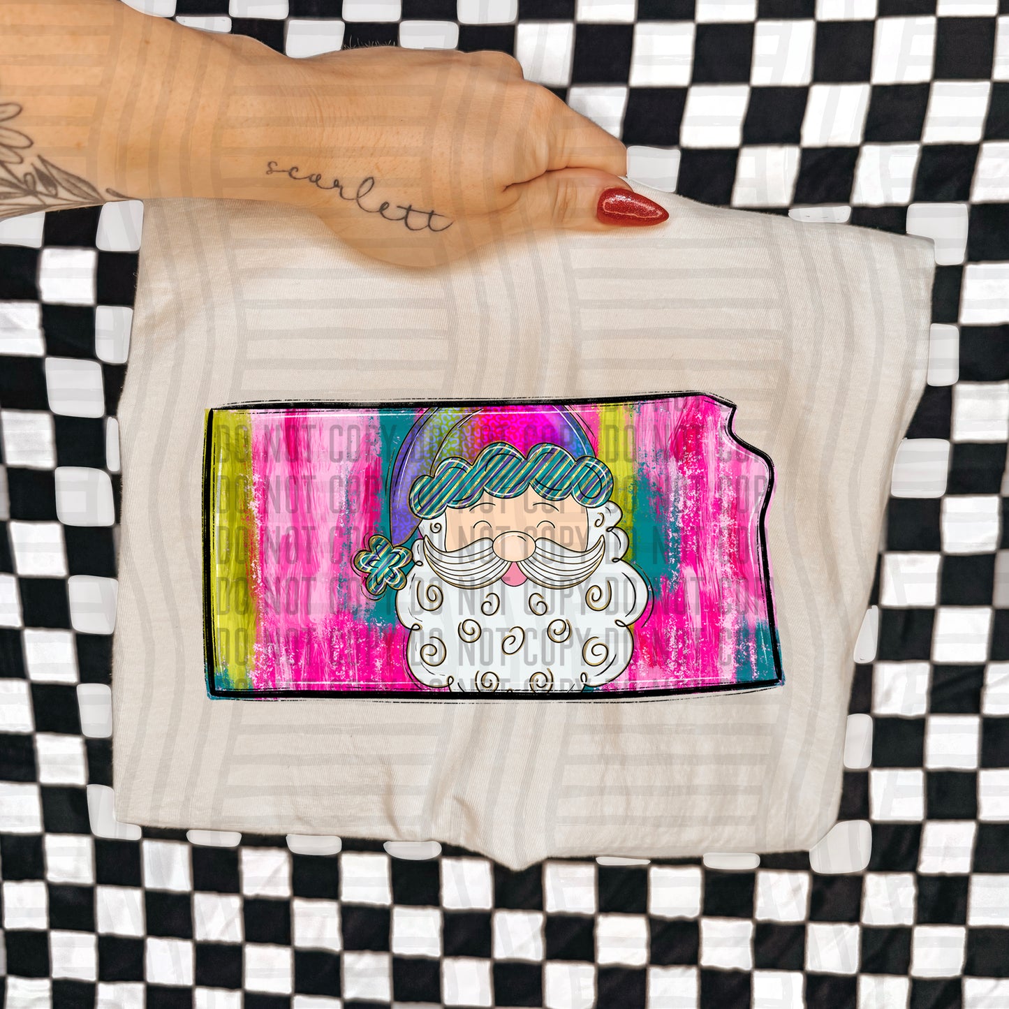 PICK A STATE - SANTA STATES - Digital download 300DPI PNG FILE