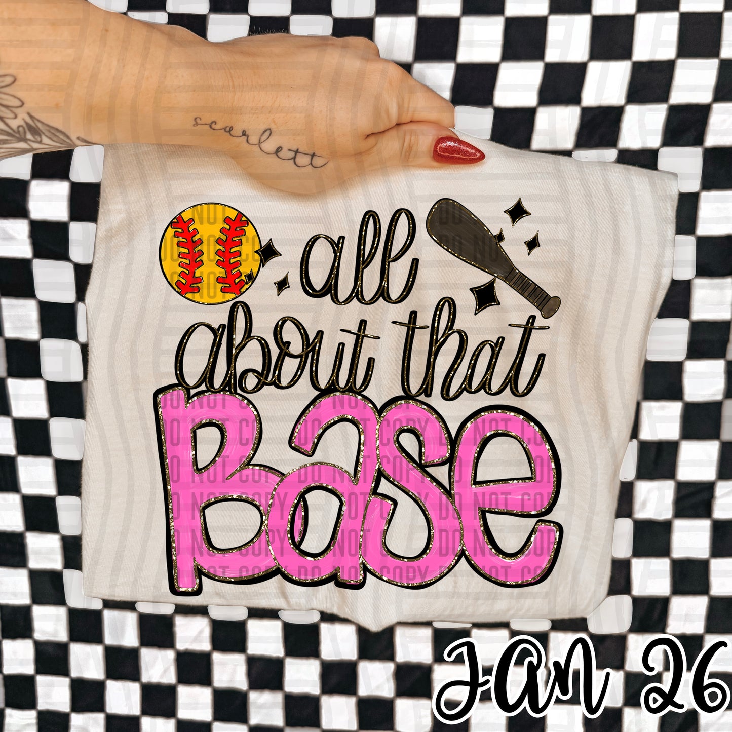 All about that Base- (SOFTBALL) Color Dropdown Digital Download 300DPI PNG FILE
