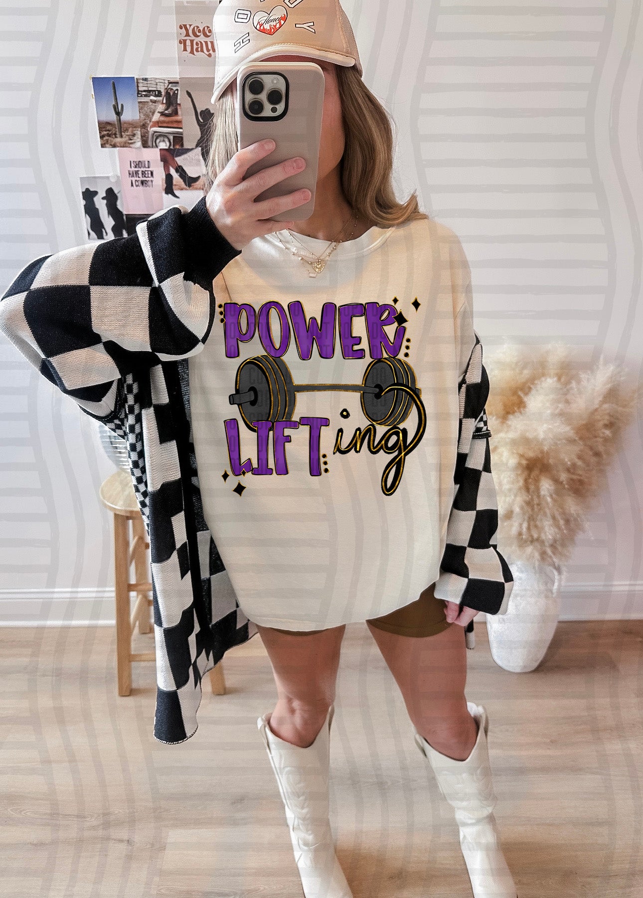 Power Lifting - Color Dropdown Digital Download 300DPI PNG FILE