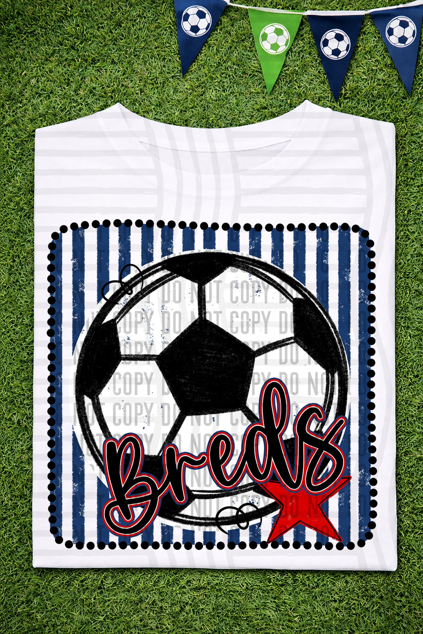 Soccer RWB Framed -  Custom + DROPDOWN - 300 DPI digital download