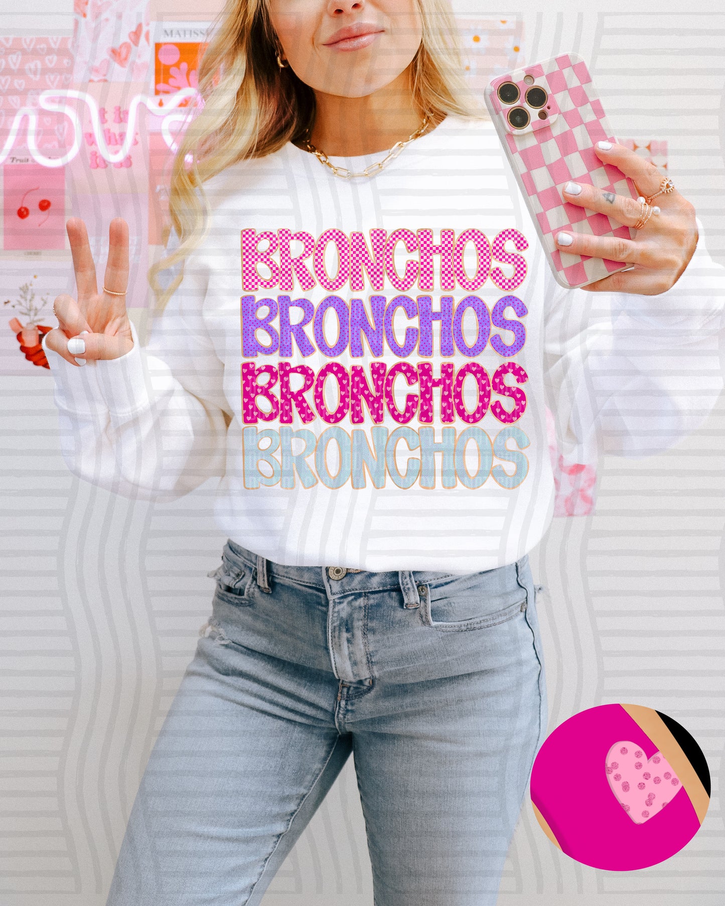 Sugar Cookie Stacked - Custom + Dropdown - 300 dpi Digital Download