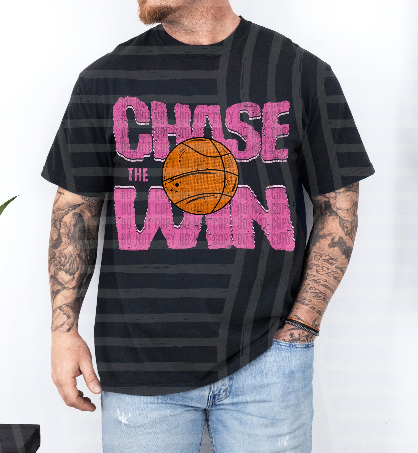 Chase the Win BASKETBALL - Color Dropdown Digital Download 300DPI PNG FILE