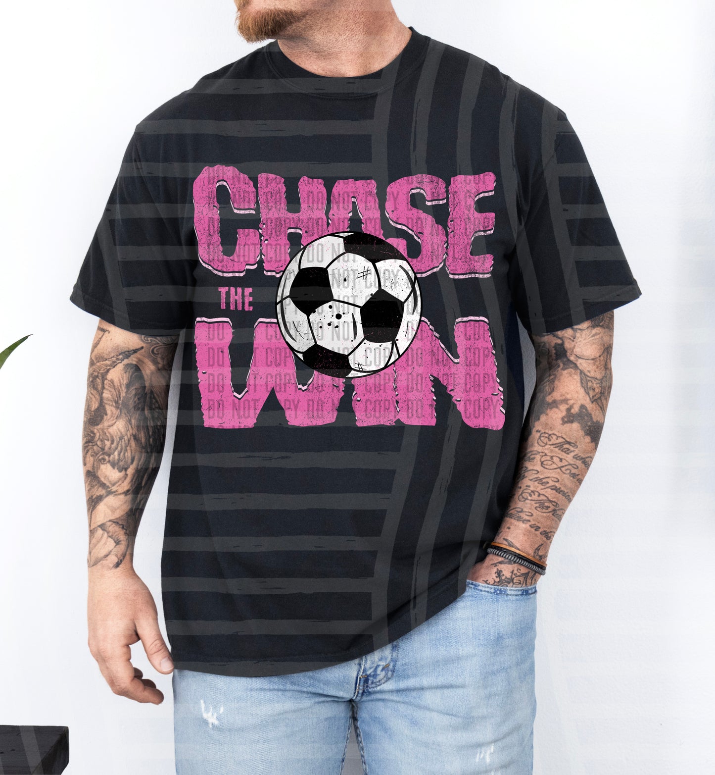 Chase the Win SOCCER - Color Dropdown Digital Download 300DPI PNG FILE