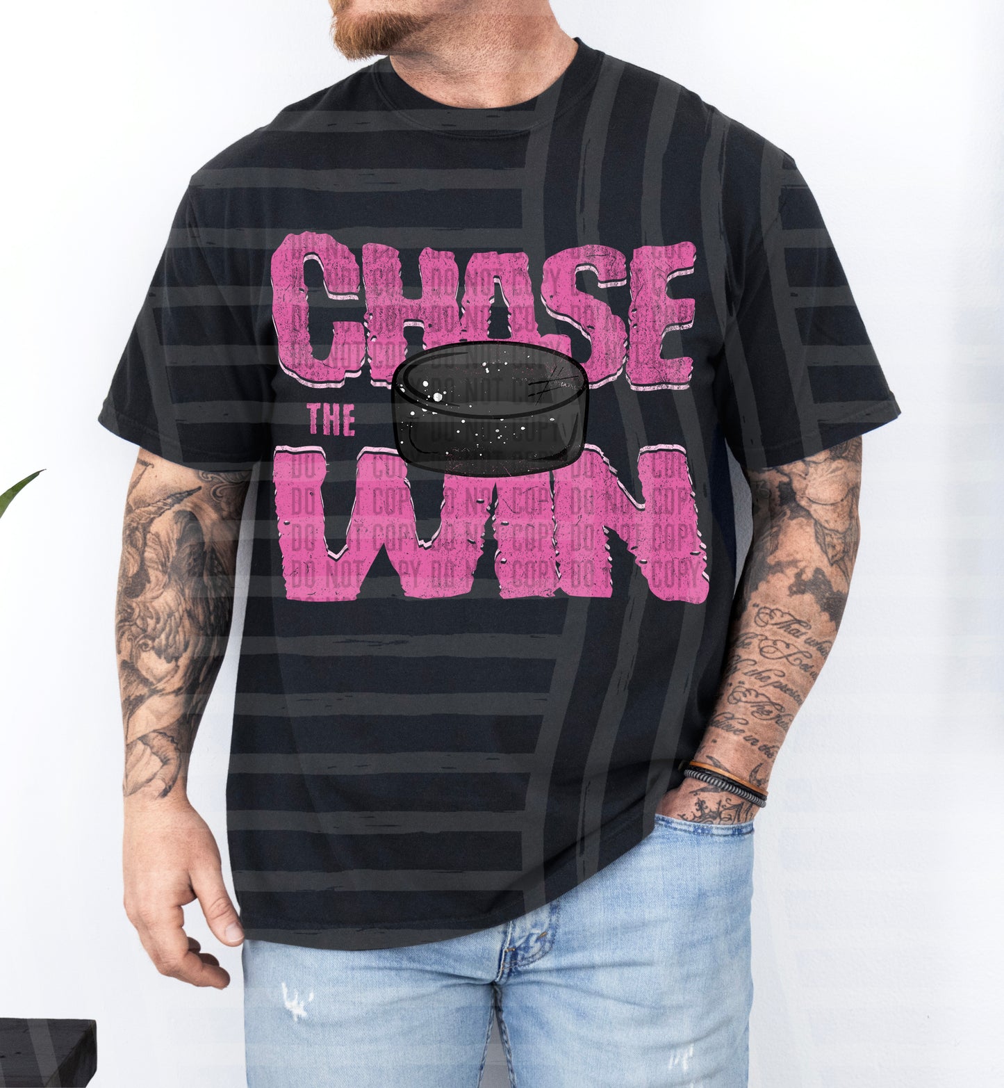 Chase the Win HOCKEY - Color Dropdown Digital Download 300DPI PNG FILE