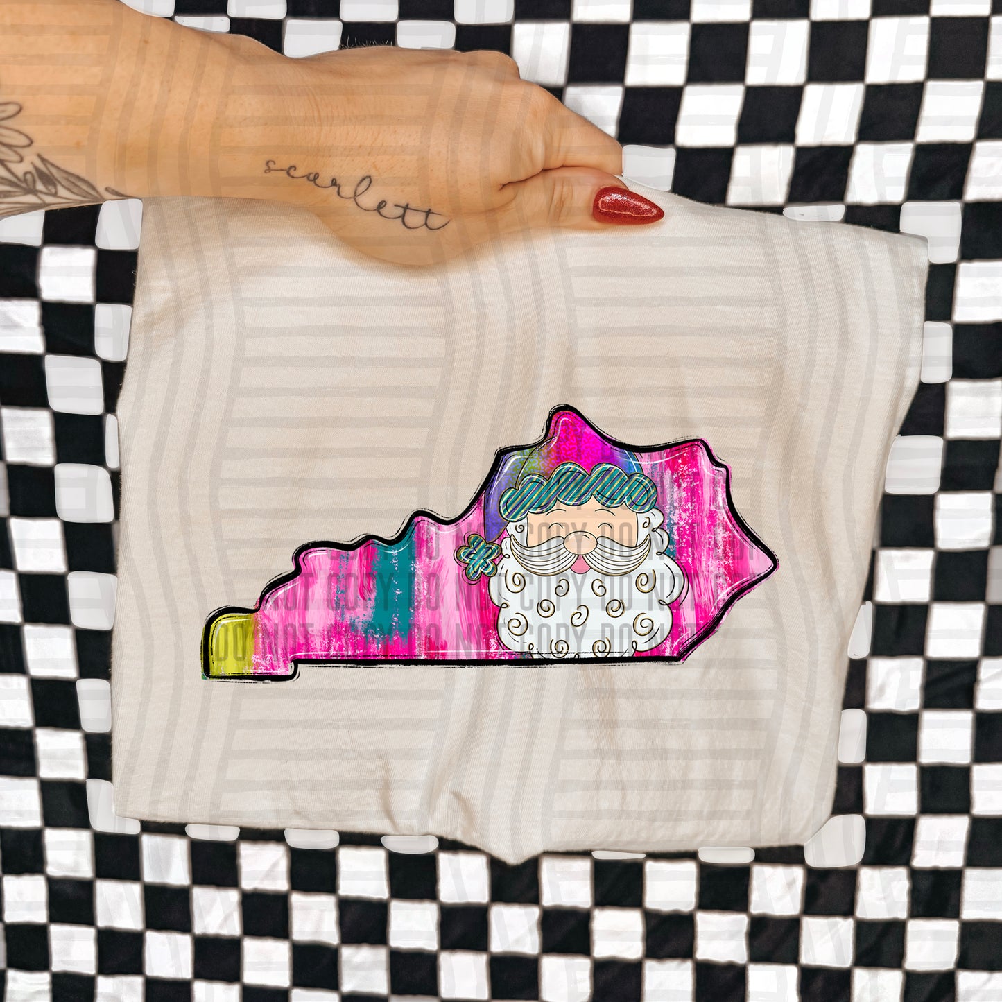 PICK A STATE - SANTA STATES - Digital download 300DPI PNG FILE