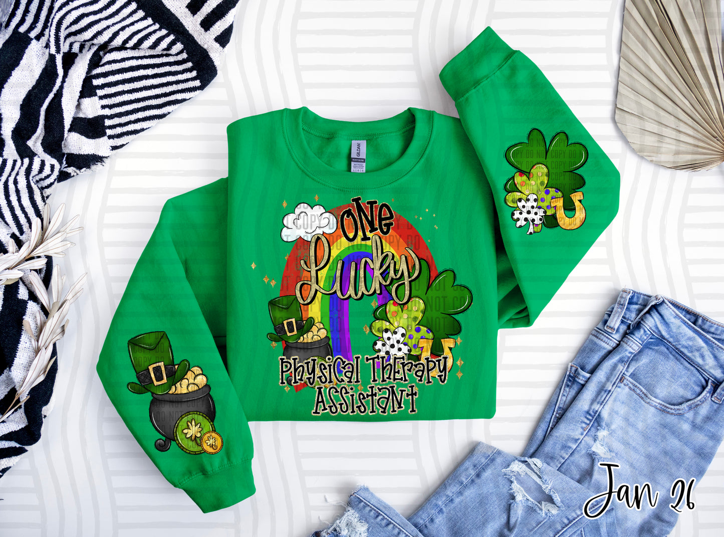 ONE LUCKY -  Occupations - Custom + Dropdown 300 DPI digital download