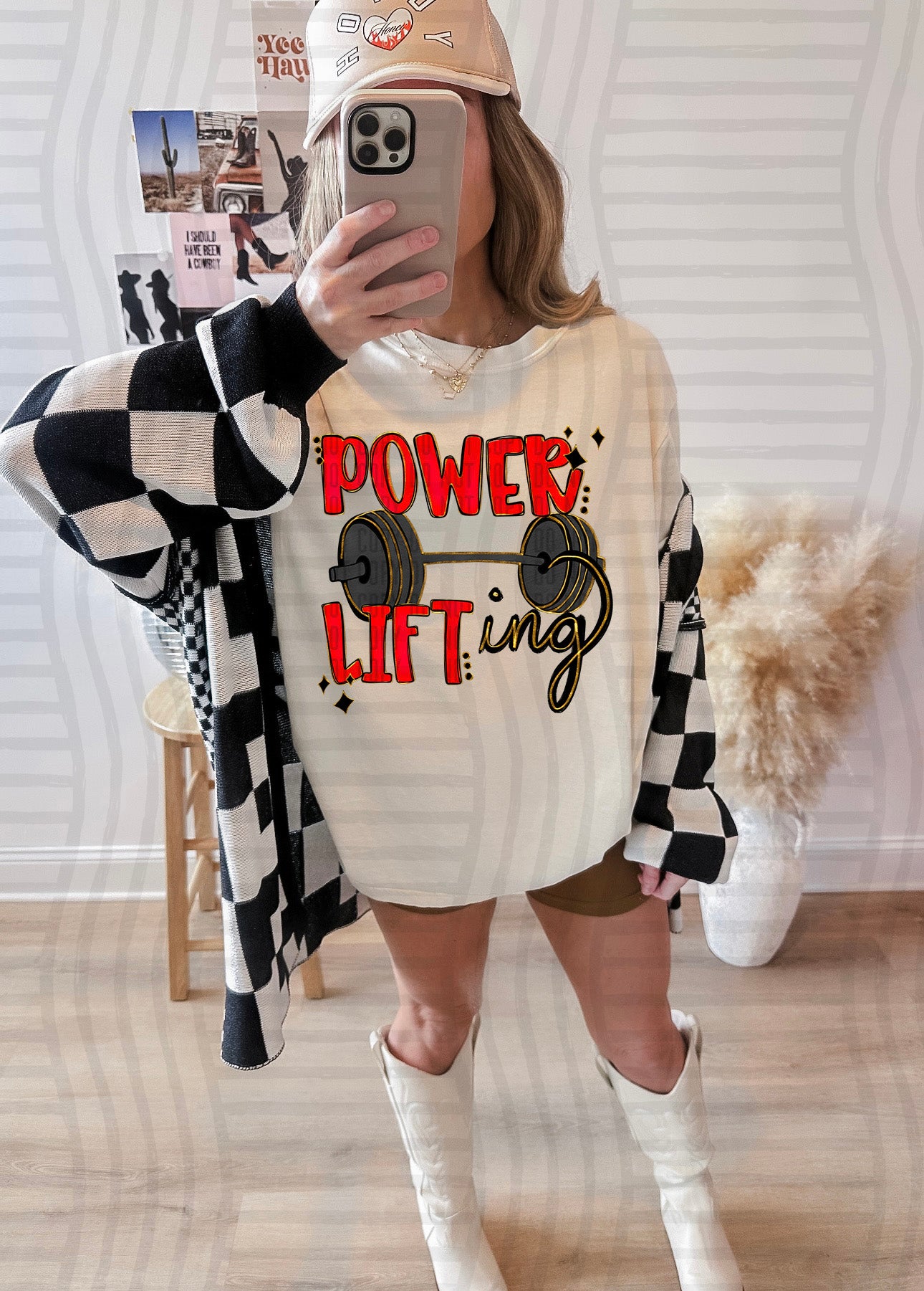 Power Lifting - Color Dropdown Digital Download 300DPI PNG FILE