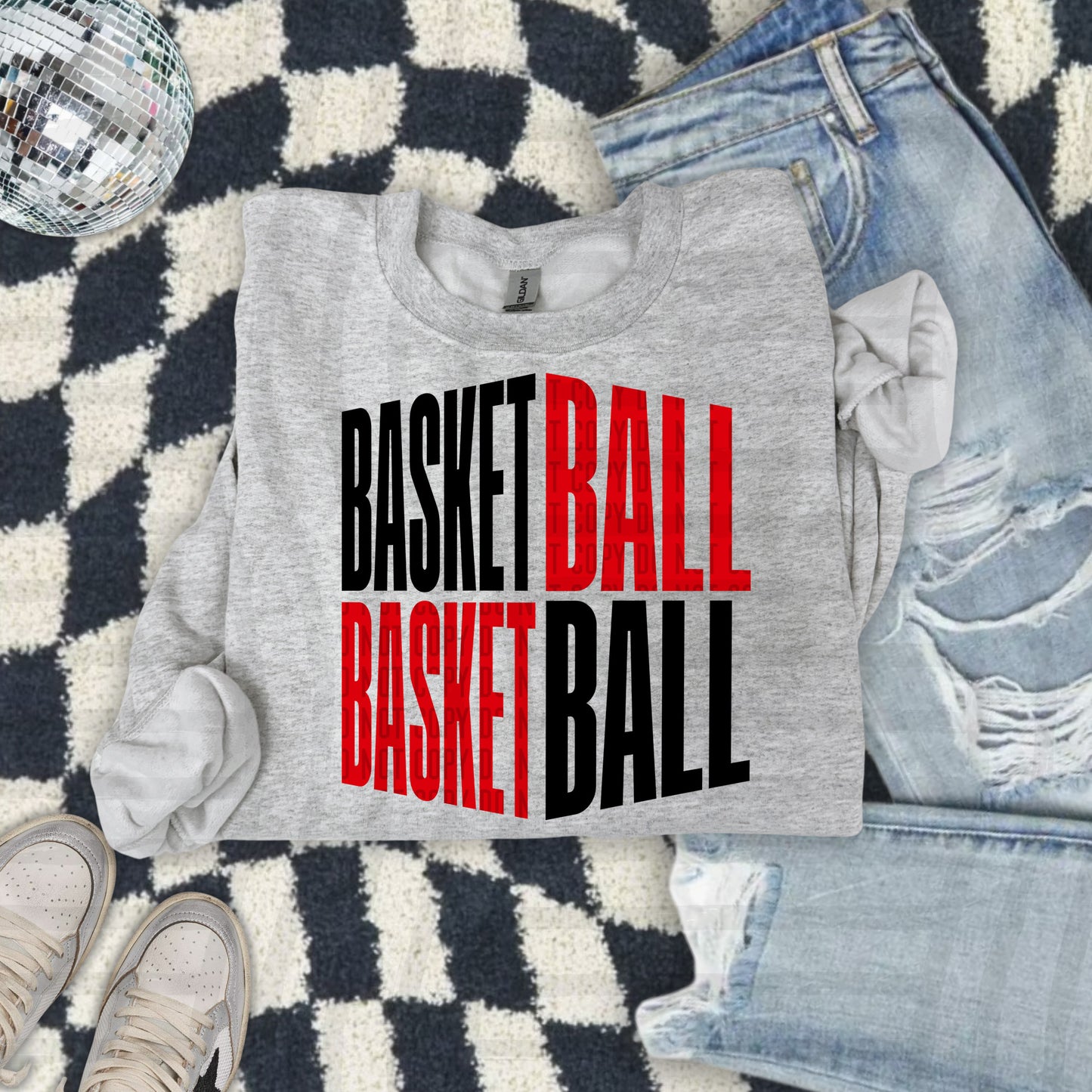 BASKETBALL Word Art -Color Dropdown Digital Download 300DPI PNG FILE