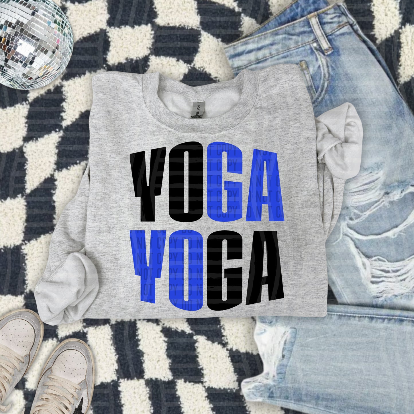 YOGA word art - Color Dropdown Digital Download 300DPI PNG FILE