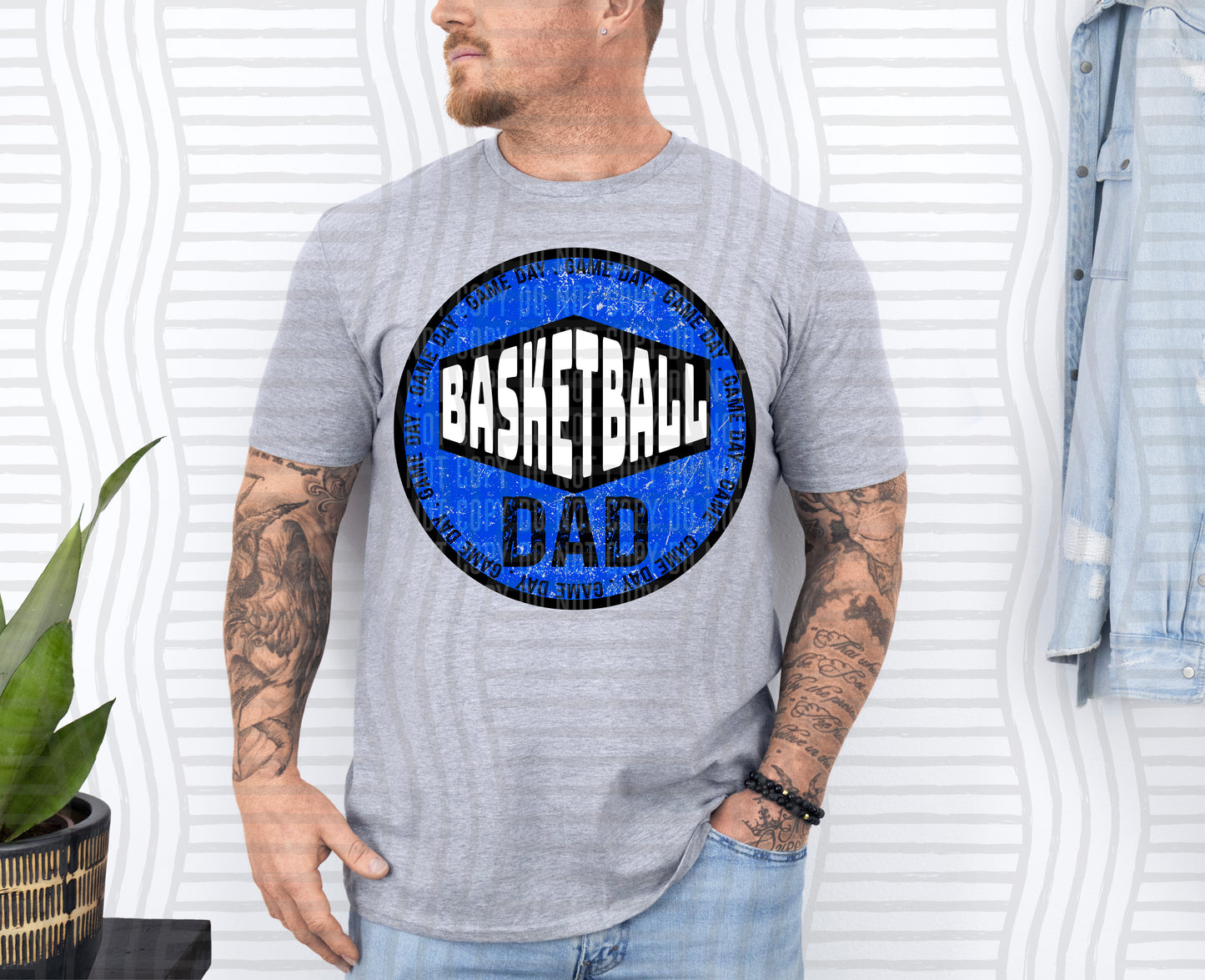 Basketball DAD -Color Dropdown Digital Download 300DPI PNG FILE