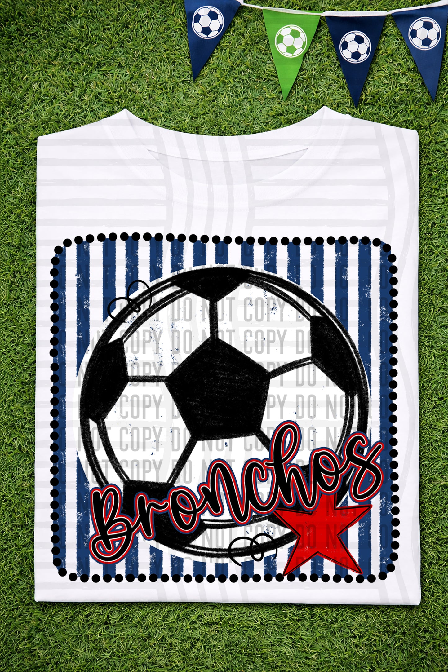 Soccer RWB Framed -  Custom + DROPDOWN - 300 DPI digital download