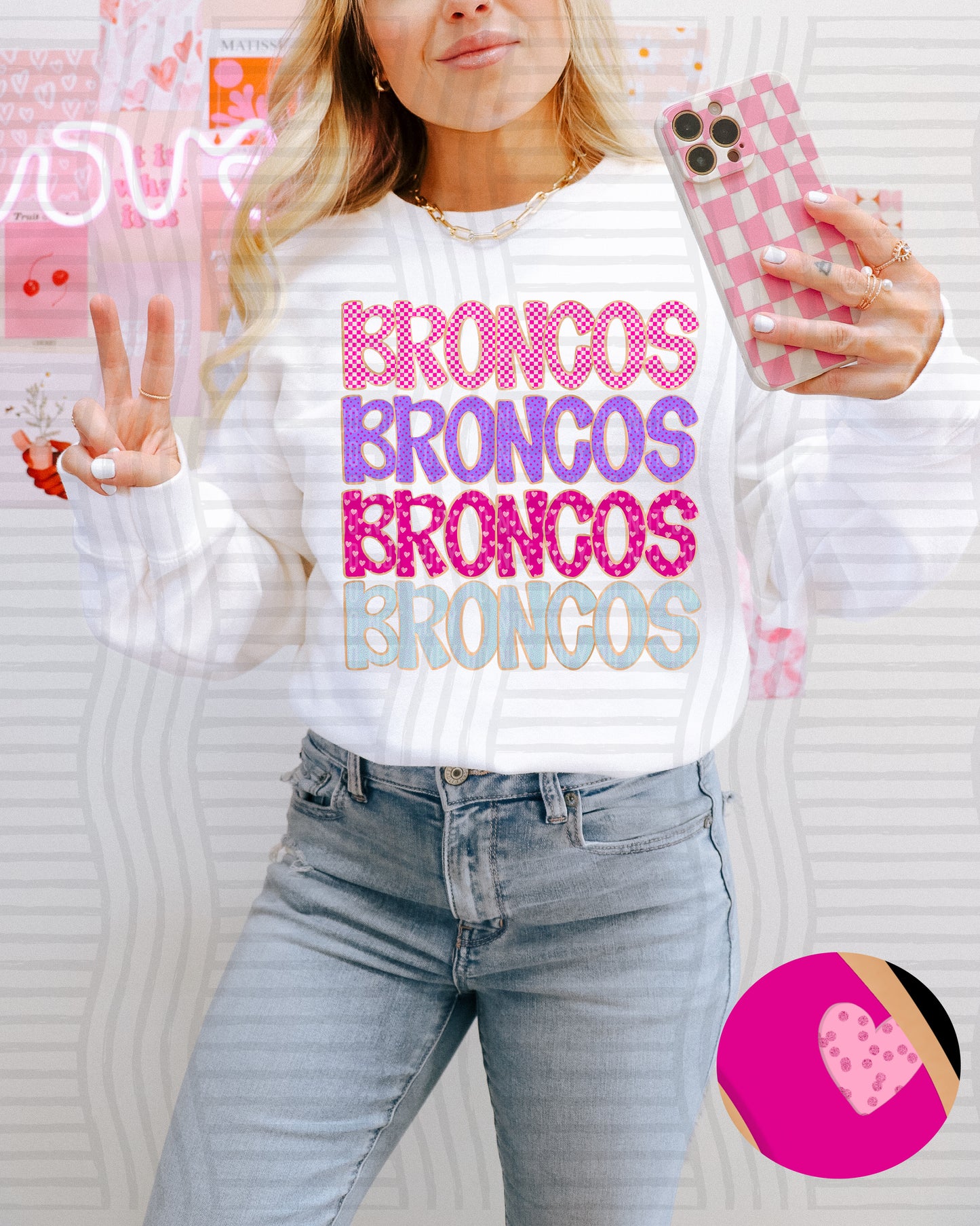 Sugar Cookie Stacked - Custom + Dropdown - 300 dpi Digital Download