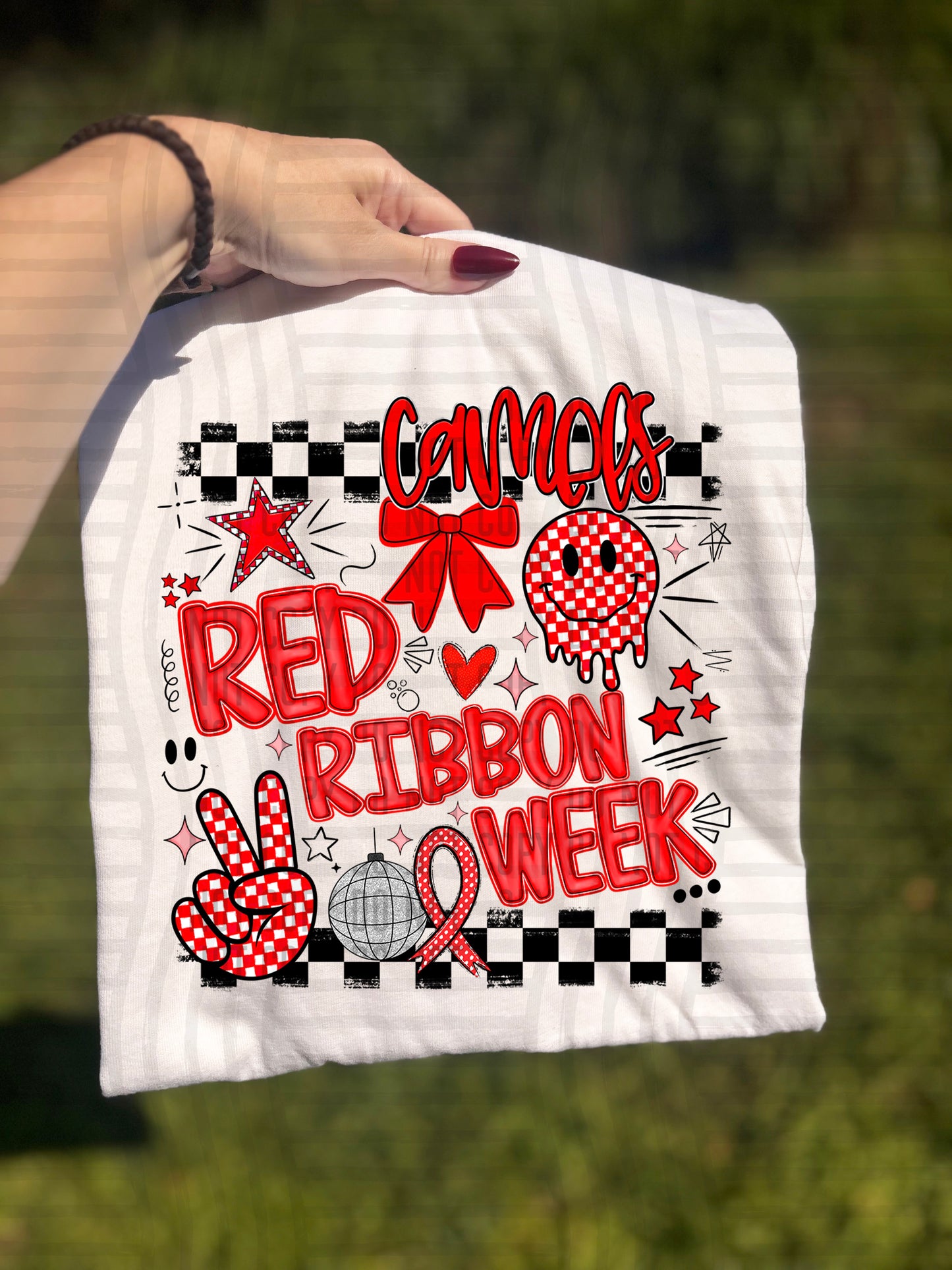 RED RIBBON WEEK - 300 dpi Digital Download