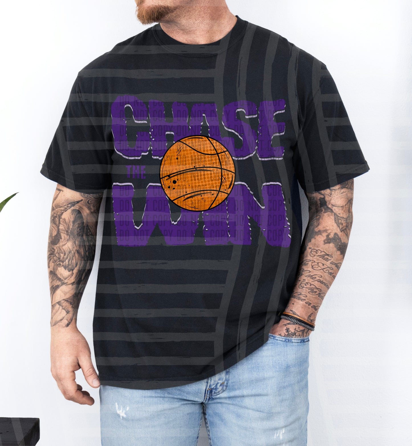 Chase the Win BASKETBALL - Color Dropdown Digital Download 300DPI PNG FILE