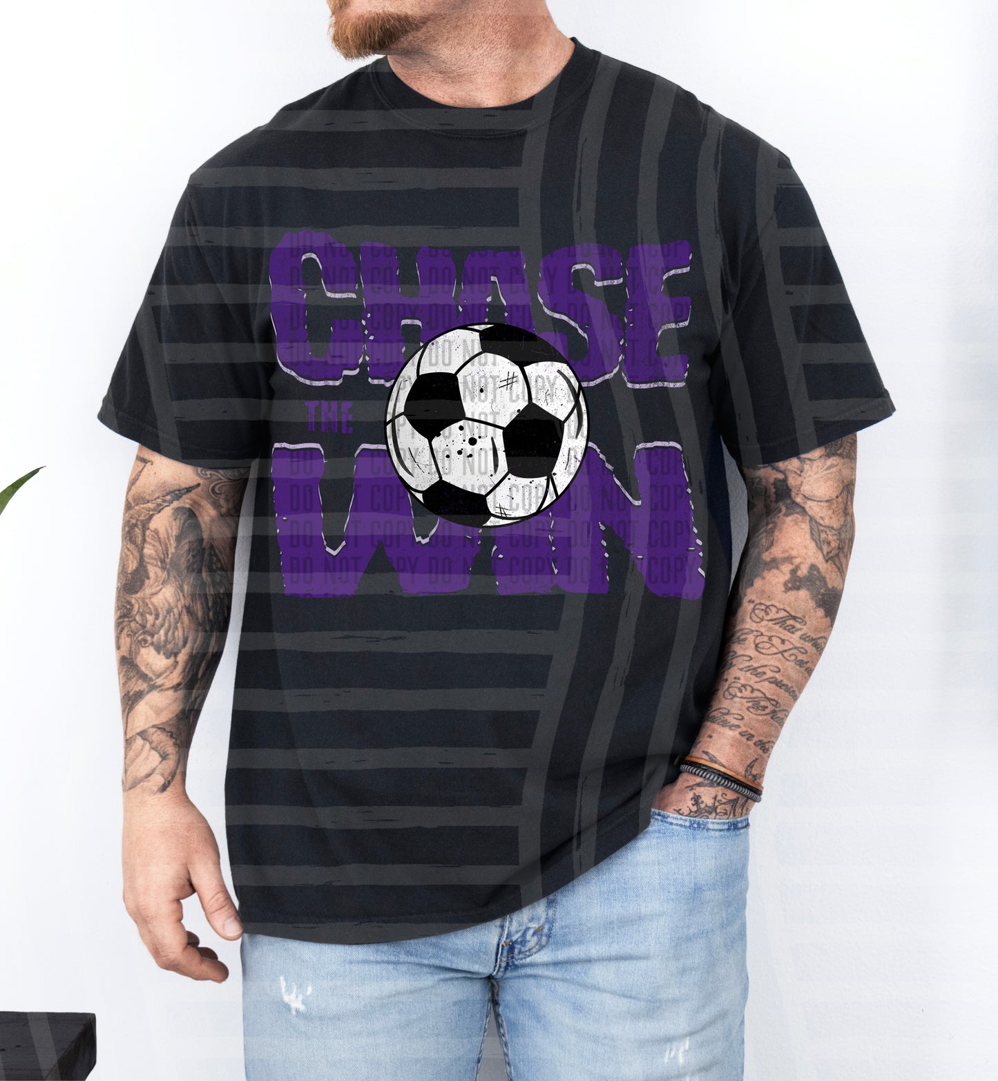 Chase the Win SOCCER - Color Dropdown Digital Download 300DPI PNG FILE