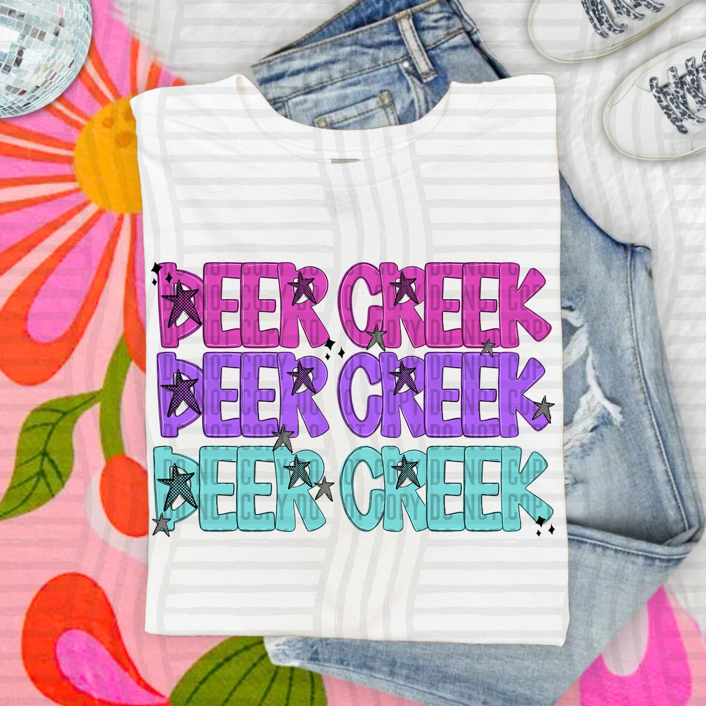 Triple Stacked Starburst - Dropdown + CUSTOM- Digital Download 300DPI PNG FILE