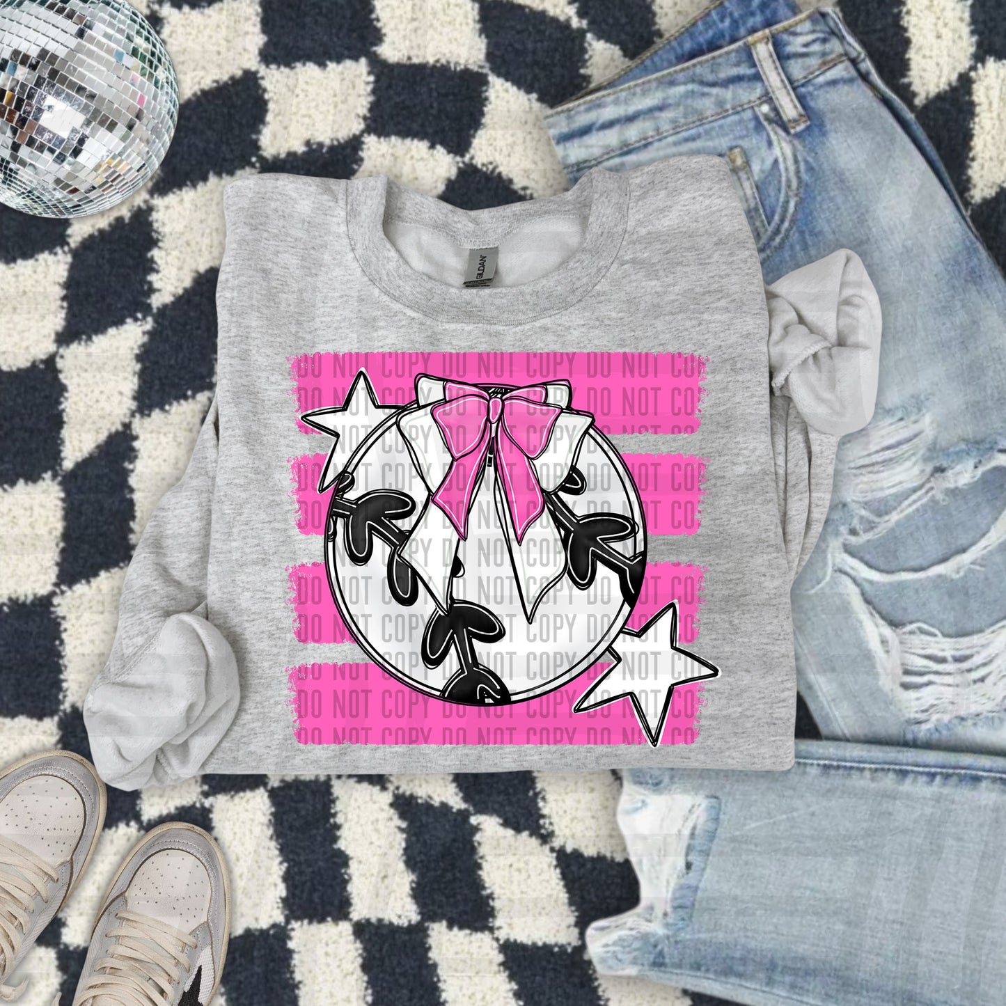 BASEBALL BOW BOW CC 2608-0013- Color Dropdown Digital Download 300DPI PNG FILE