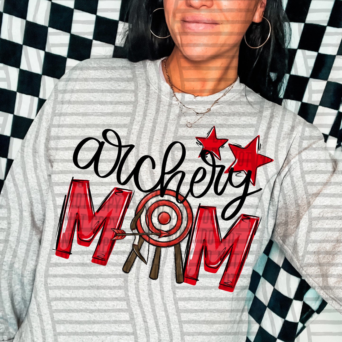 Archery Mom - Color Dropdown Digital Download 300DPI PNG FILE