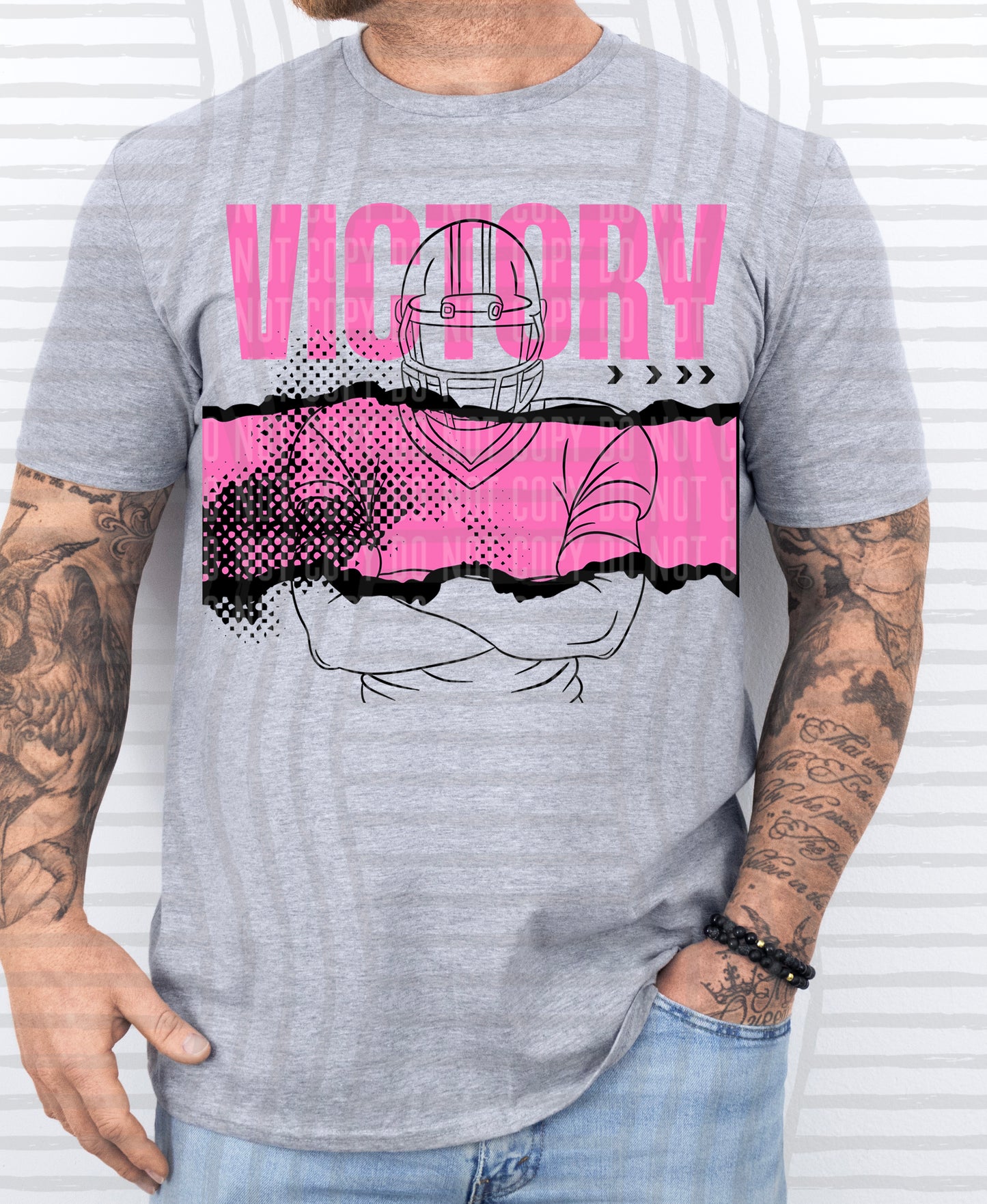 VICTORY Football - Color Dropdown Digital Download 300DPI PNG FILE