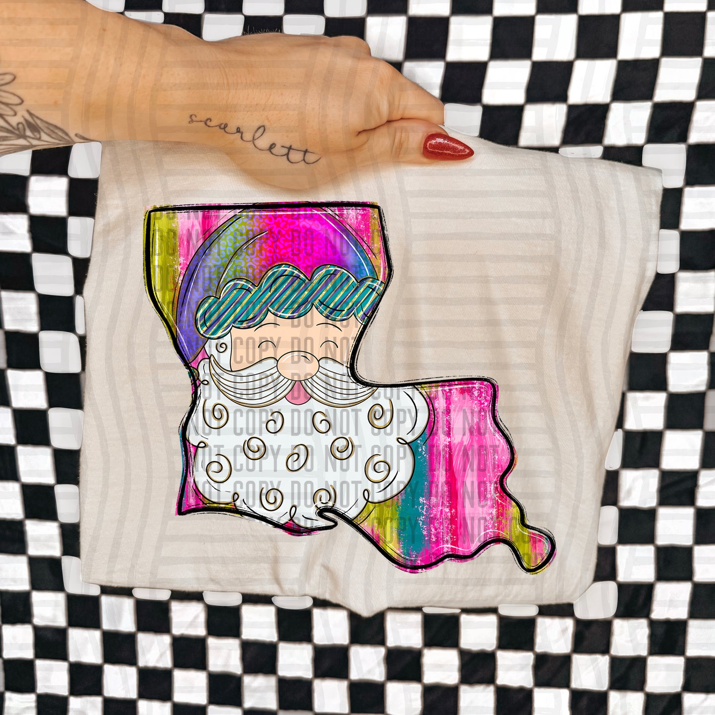 PICK A STATE - SANTA STATES - Digital download 300DPI PNG FILE