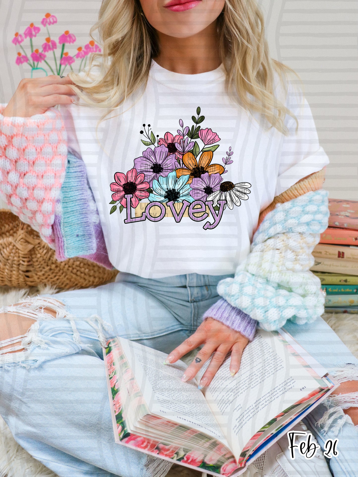 Floral Names -  Custom + Dropdown 300 DPI digital download