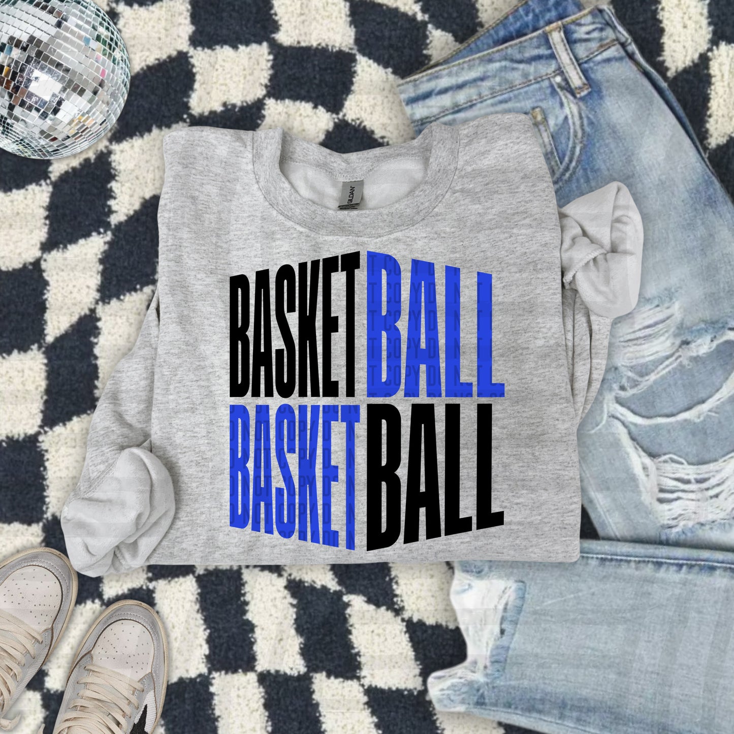 BASKETBALL Word Art -Color Dropdown Digital Download 300DPI PNG FILE