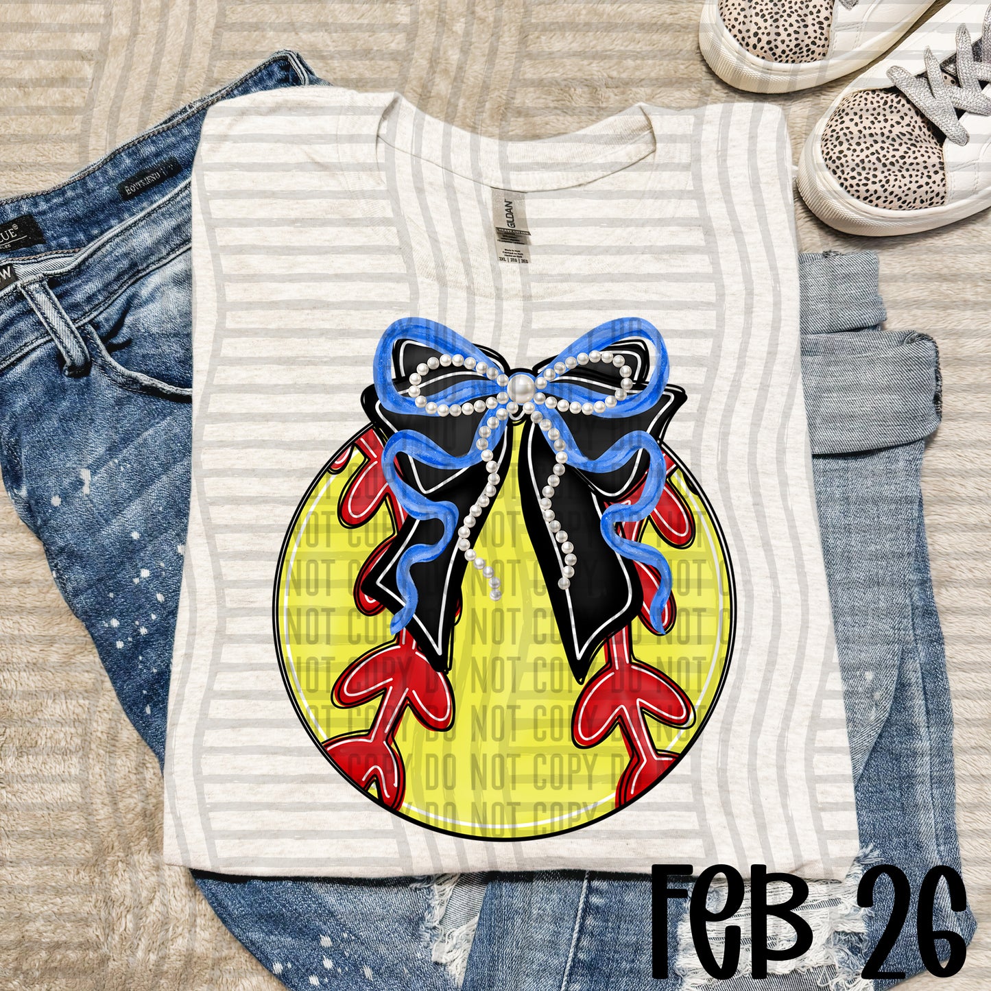 Softball Bows with Pearls  - Color Dropdown Digital Download 300DPI PNG FILE