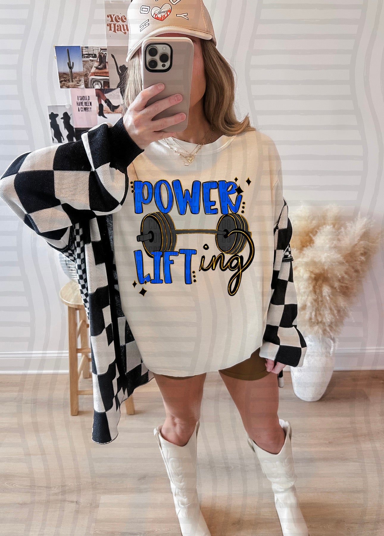 Power Lifting - Color Dropdown Digital Download 300DPI PNG FILE