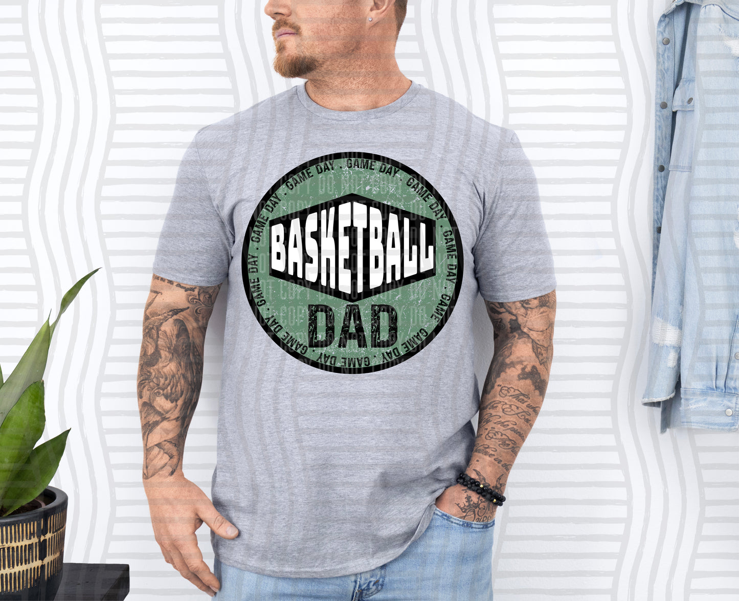 Basketball DAD -Color Dropdown Digital Download 300DPI PNG FILE