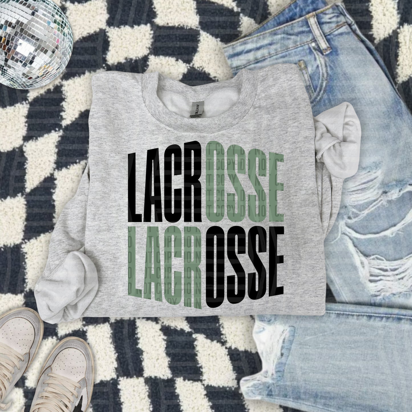 LACROSSE word art - Color Dropdown Digital Download 300DPI PNG FILE