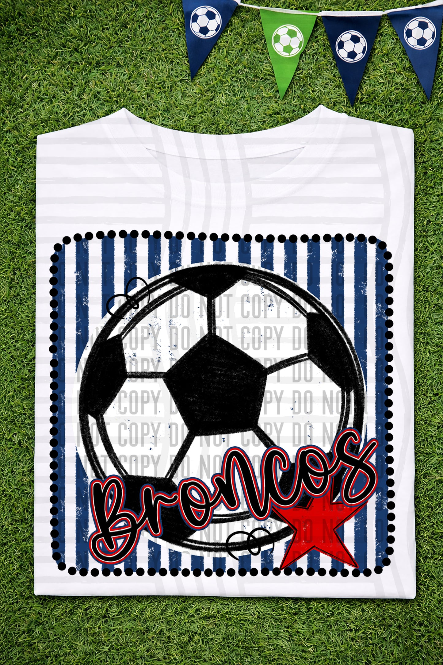 Soccer RWB Framed -  Custom + DROPDOWN - 300 DPI digital download