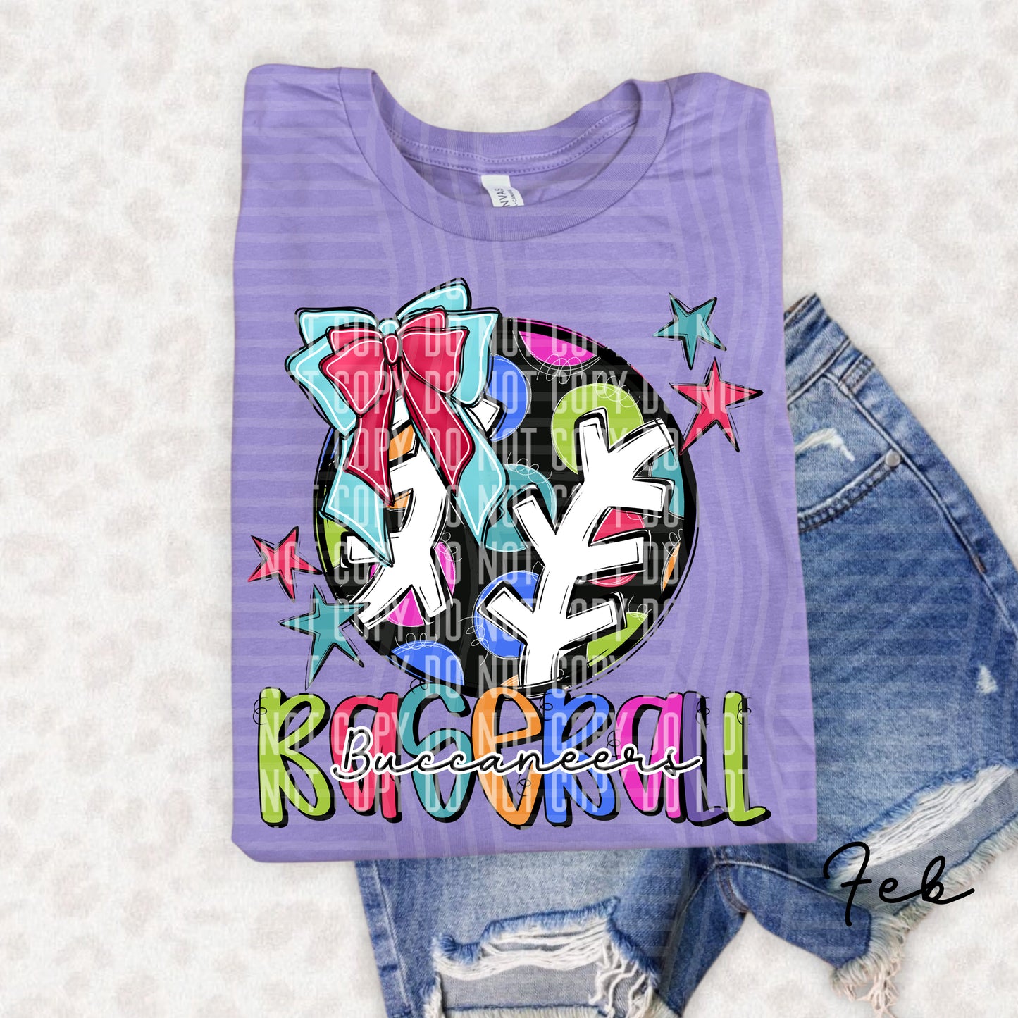 Preppy Polka Dot BASEBALL - Dropdown menu - 300 DPI digital design