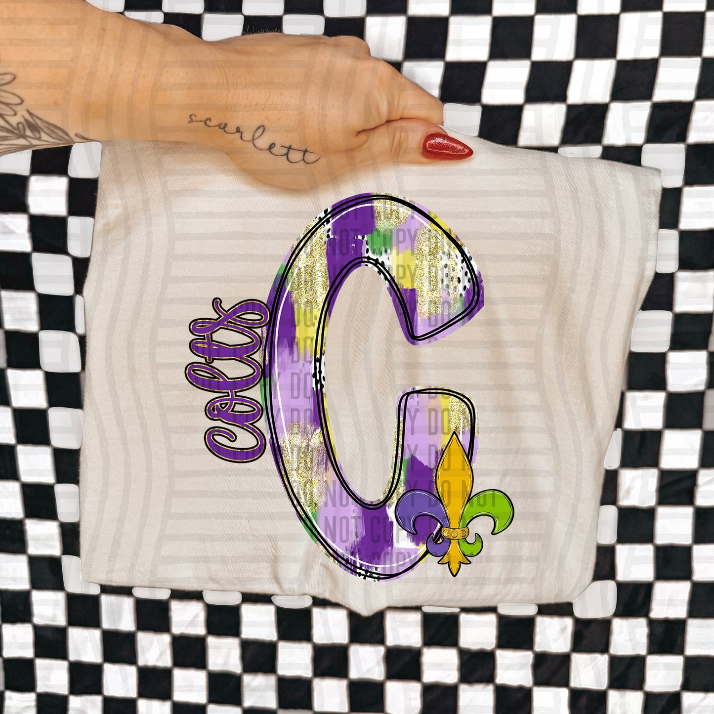 Mardi Mascots Custom + Dropdown  - 300 dpi Digital Download