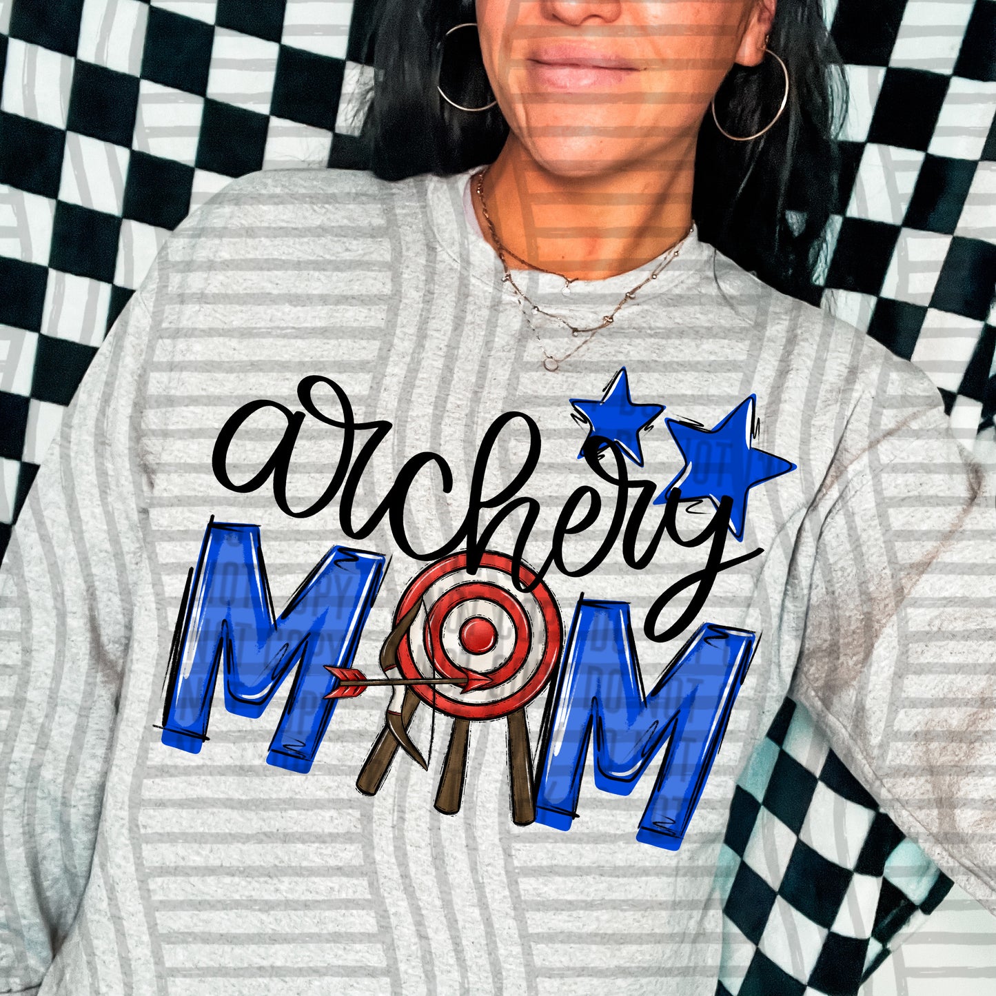 Archery Mom - Color Dropdown Digital Download 300DPI PNG FILE