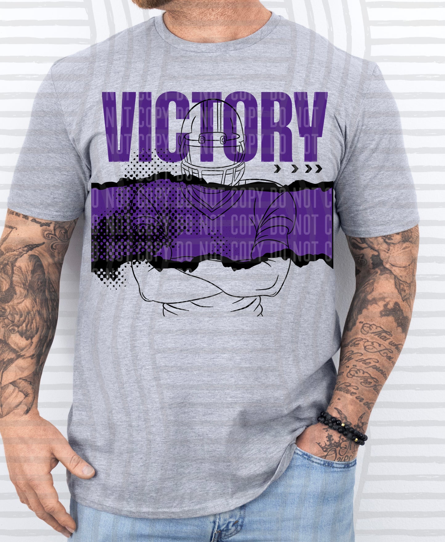 VICTORY Football - Color Dropdown Digital Download 300DPI PNG FILE